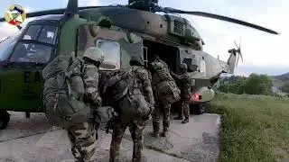 Embarquez avec nos stagiaires pour un tour en 🚁 NH90 du 1er régiment d'hélicoptères de combat.