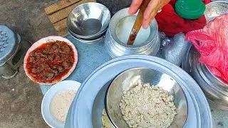 Peshawari Traditional Namkeen Lassi Making Process