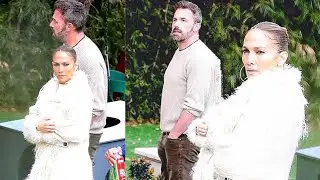 Jennifer Lopez and Ben Affleck visit their new house in LA