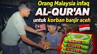 Malaysia Negara Penuh Berkah!! Orang Malaysia Wakafkan Al-Qur'an Untuk Santri Pondok Pesantren Aceh