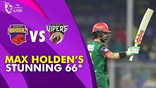 Max Holden&rsquo;s Match Winning 66* 🔥| SW vs DV | Match 28 | DP World ILT20 | M3Y1J