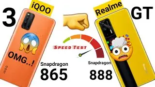 Realme GT vs iQOO 3 Speedtest, Ram management Don't underestimate iQ 3🤯