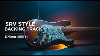 SRV Style Backing Track E Minor 85BPM | Intermediate Texas Blues Guitar Practice