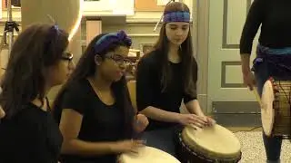 Vernissage Uwe Esser - Musik der Djembe AG