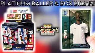 OPENING AN EXCLUSIVE PLATINUM BALLER CARD! | PANINI ADRENALYN XL ENGLAND 2024 |  50 PACK BOX BREAK
