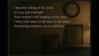 I hear the ticking of the clock, it&rsquo;s way past midnight