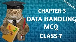 CBSE/NCERT MATHEMATICS CLASS-7 CHAPTER-3 DATA HANDLING MCQ'S