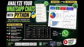 Turn WhatsApp Chats into Excel Reports & Dashboards with Python