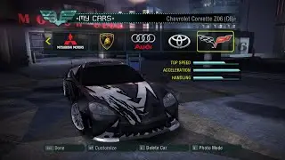 Need for Speed: Carbon &mdash; Chevrolet Corvette Z06 (C6) (Cross)