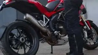 Ducati Multistrada 1200 Stock exhaust vs Mivv exhaust (decat)