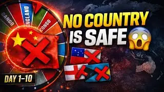 First 10 Countries Eliminated 😱 | 197 Countries Wheel Challenge