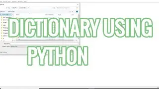 Python program to create English Dictionary | Python  beginner tutorials