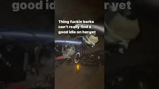 Ld90cc motorbike running dio Reed valve and homemade windowed piston