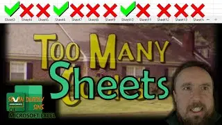 How to Use Less Sheets in Microsoft Excel