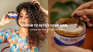 How to Use Hairtox - Monthly Scalp Detox #curlyhair #detox #scalpcare #frizzfreehair #hairtips