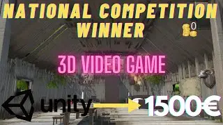 How I made a 3D video game, won a national competition and got 1500 euros, as a 14 year old boy