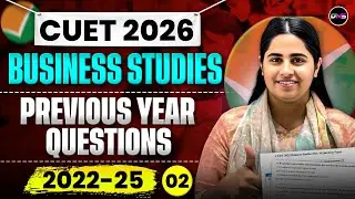CUET 2026 Business Studies |Cuet Business Studies Previous Year Question Paper|cuet business studies