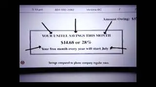 Retro Canadian ad from 1994: Unitel