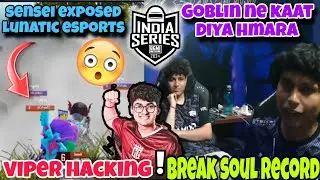 Sensei | lunatic viper exposed ⚠️ Sensei reveal goblin betrayal 😡 Lunatic esports hacking 🤔 Tutu