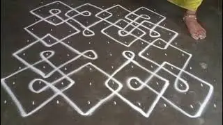9*9 margazhi matham kambi kolam #kambikolam #sikkukolam