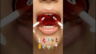 🍭 EXTREME ASMR Candy Sticker Preview | Rainbow Jelly & Marshmallow 🤤