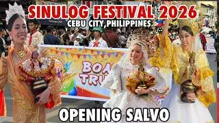 CEBU CITY Sinulog Festival 2026 Opening Salvo Parade #sinulog2026