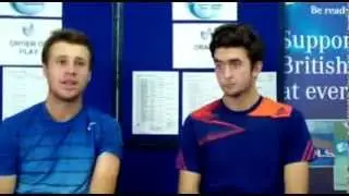 Luke Bambridge and George Morgan GBR -  doubles champs