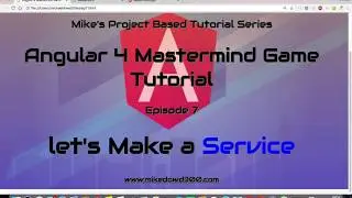 Angular 2/4 Project Based Tutorial, Episode 7