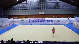 ACADEMIC WINTER CUP-2019 СИЯНА ТАБАКОВА/обръч/