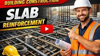 Building Construction - Slab Reinforcement & Concrete Work
