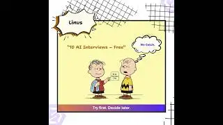 #peanuts x #coderscout - &ldquo;Good Grief&hellip; 10 AI Interviews Free?&rdquo; #charliebrown #lucy #snoopdogg #hrtech