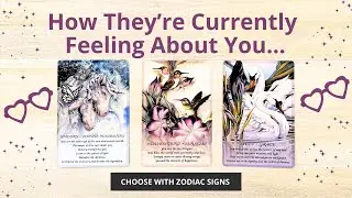 😍HOW THEY'RE CURRENTLY FEELING ABOUT YOU 😘PICK A CARD❤️ LOVE TAROT READING 🌺 TWIN FLAMES 🌈 SOULMATES