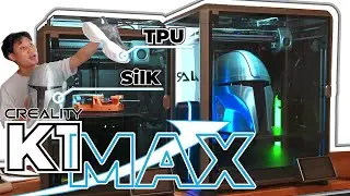【極超爆速の王！】最大ワークサイズの機種は性能は？シルクやTPUも速い！？ // Creality K1 MAX