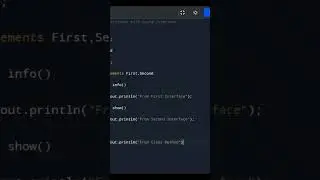 Multiple Inheritance using Interface Program in Java | OOPs Concepts | Core Java | Coding in Java