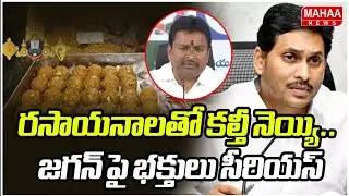 రసాయనాలతో కల్తీ నెయ్యి.. జగన్ పై భక్తులు సీరియస్ | Adulterated Ghee with Harmful Chemicals