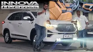 INNOVA HYCROSS MODIFIED WITH AOZOOM DOUBLE PROJECTOR FOG LAMP & GLORY WINE INTERIOR