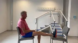 Knie strekken op stoel TKP