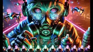 The Cyber Den - Graffiti Wars F2.4 (Official Music Video)