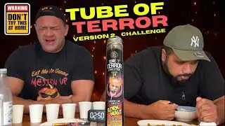 THE TUBE OF TERROR CHALLENGE | WORLD'S HOTTEST PEANUTS