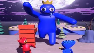 Rainbow monster race to build bridge part 2 gameplay walkthrough game review