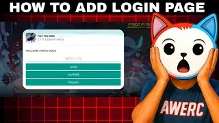 HOW TO ADD LOGIN PAGE IN FREE FIRE
