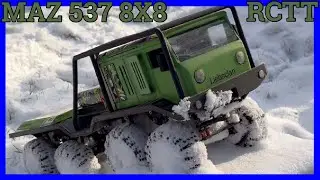 TEAM LIEBSCLAN FIRST RC TRIAL TRUCK 4X4 AND 8X8 TRAINING IN SNOW 2026