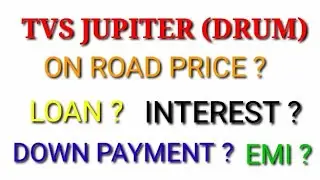TVS Jupiter Drum Brake Price, EMI, Down Payment #shorts
