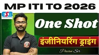 Engineering Drawing One Shot Class I mp training officer vacancy 2026 I mp iti to draftsman civil