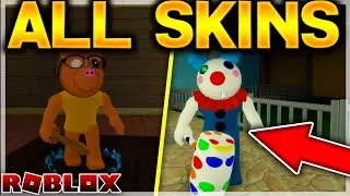 PIGGY CHAPTER 8 ALL SKINS GAMEPLAY! (Roblox Piggy)
