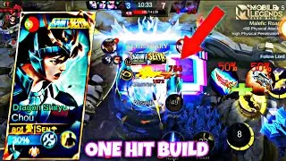  CHOU INSANE ONE SHOT BUILD TRICK 💀 || WATCH TILL THE END 