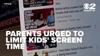 Parents urged to limit kids' screen time, monitor devices as Kirk videos spread online