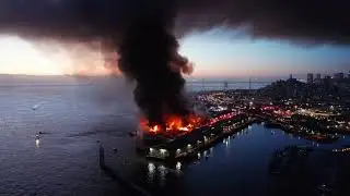 Pier 45 Fire, May 23, 2020
