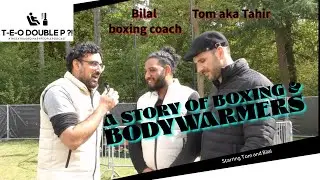 Tom & Bilal boxing duo! Bodywarmers for charity! Gaza merchandise? #tunisia  #netherlands  #islam