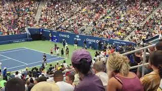 8K Dude Perfect Live Show playing tennis at US Open. August 27, 2022 美國網球公開賽